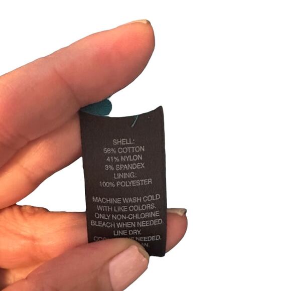 WHBM Perfect Form Teal Blue Straight Pencil Zipper Back Skirt Women Sz 0 - Picture 10 of 10